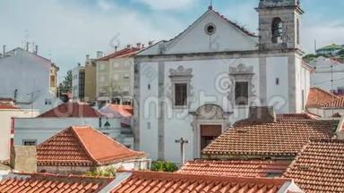 葡萄牙奥迪维拉斯大教堂。 美丽的日景。 里斯本区。